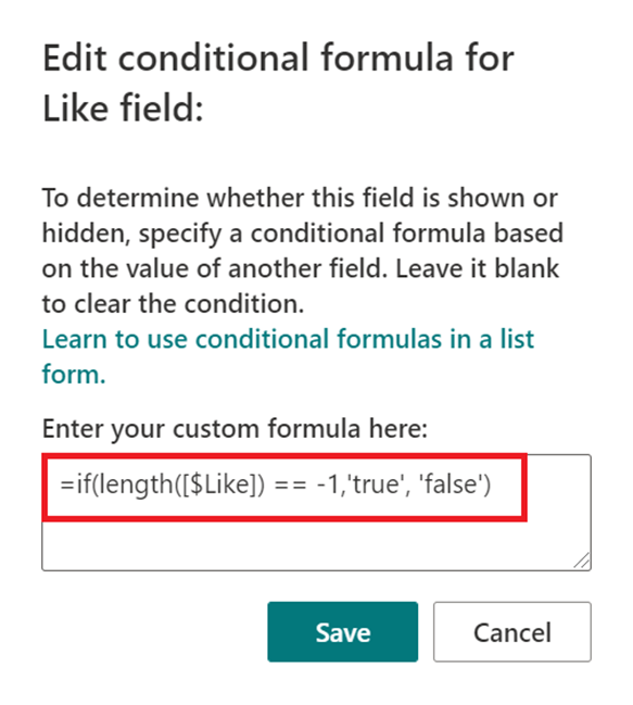 formulário SharePoint — 2) Oculte os campos do formulário do SharePoint (imagem 2 de 5)